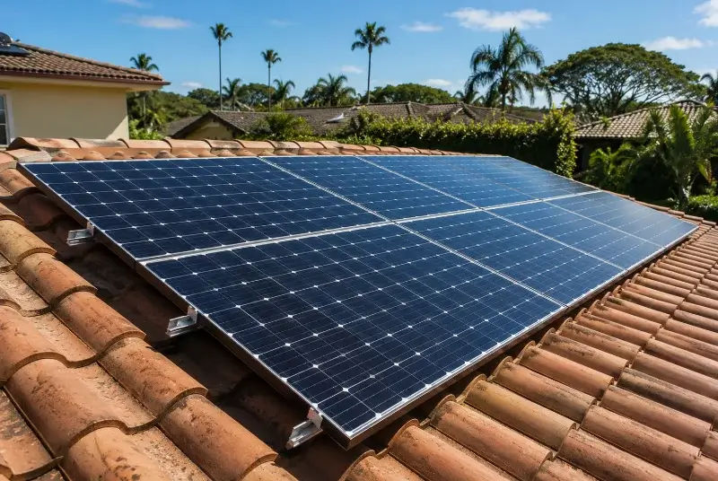 Installation de panneaux solaires à Buziet